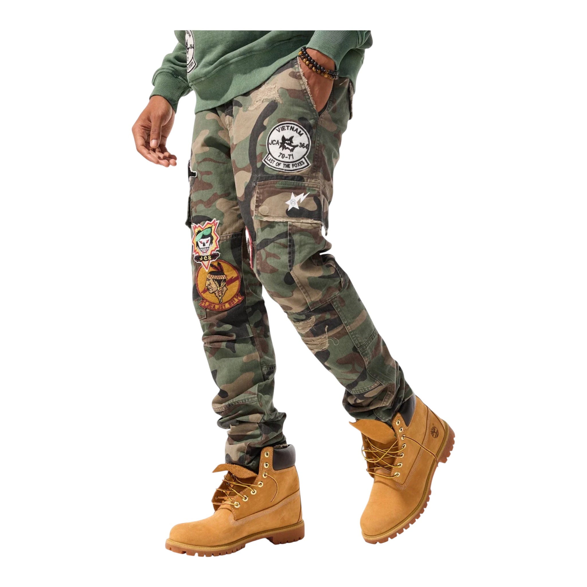 JC Patched Cargo pants